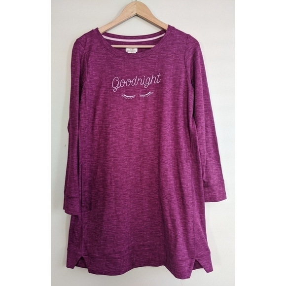 Kate Spade Goodnight Soft Pocket Sleep Shirt Medium - Picture 2 of 8